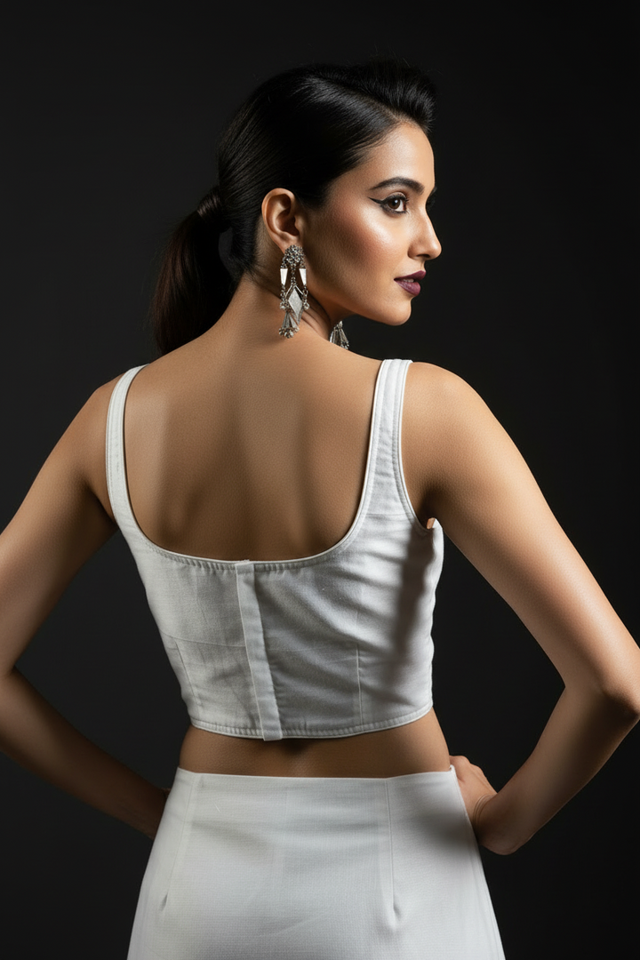 Refine Your Style – Solid Color Designer Blouse