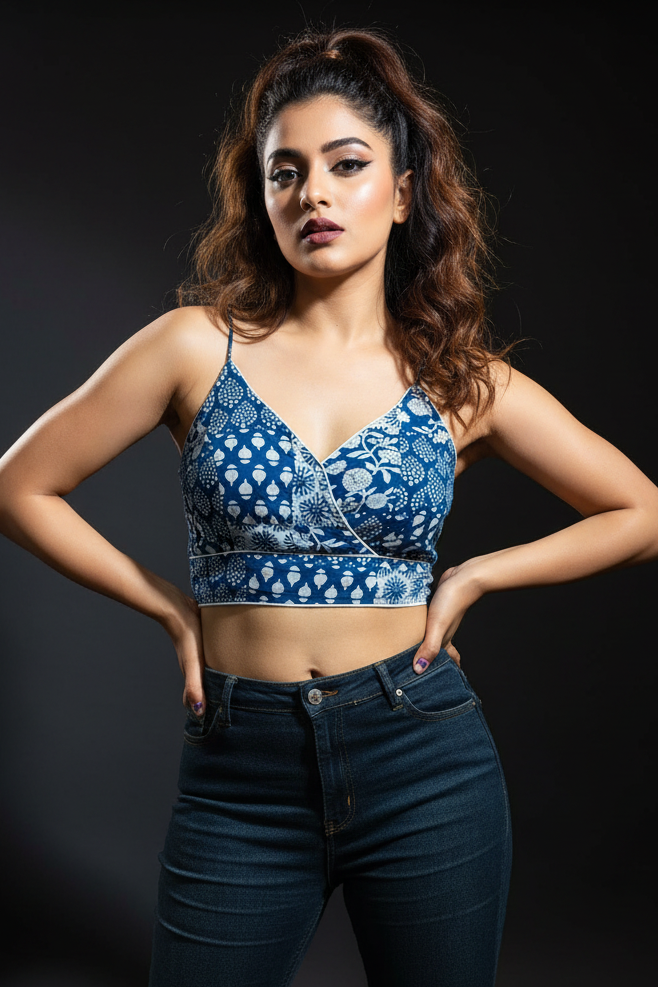 Style In Sunny Days-Noodle Sleeves Blouse