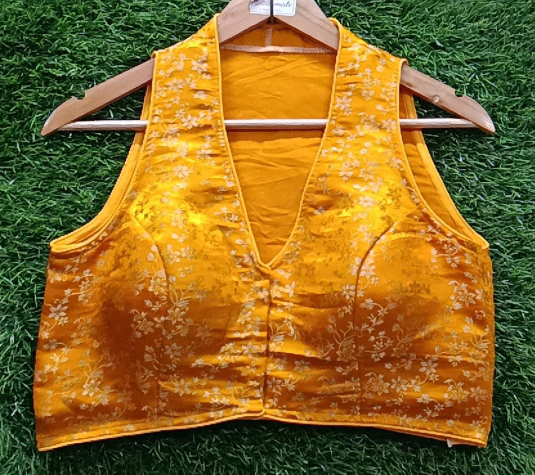 Swarna Pushpa Katan Banarasi Silk Designer Blouse