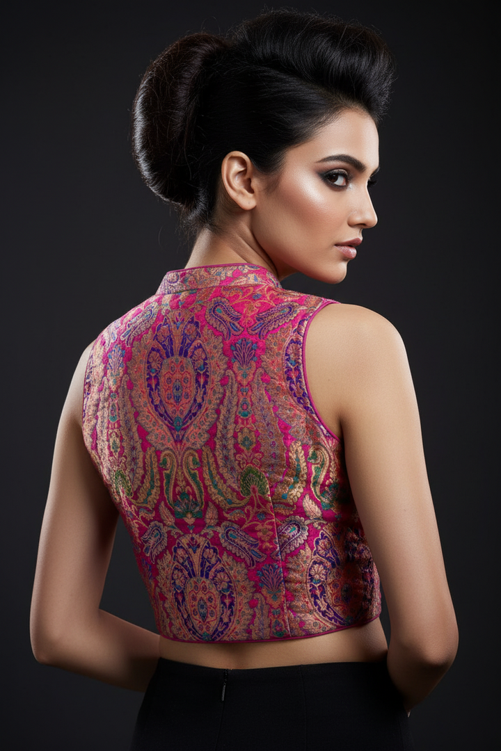 Stolen moments- Katan Banarasi Silk Designer Blouse