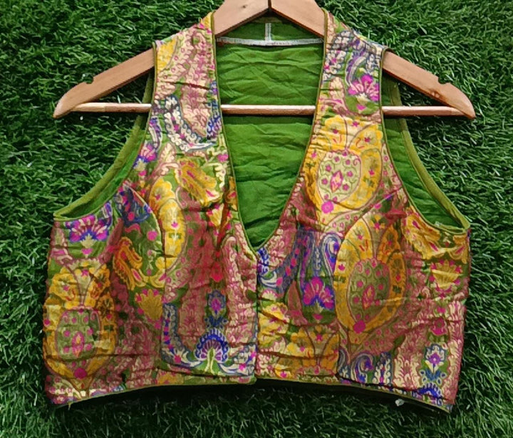 Stolen moments- Katan Banarasi Silk Designer Blouse