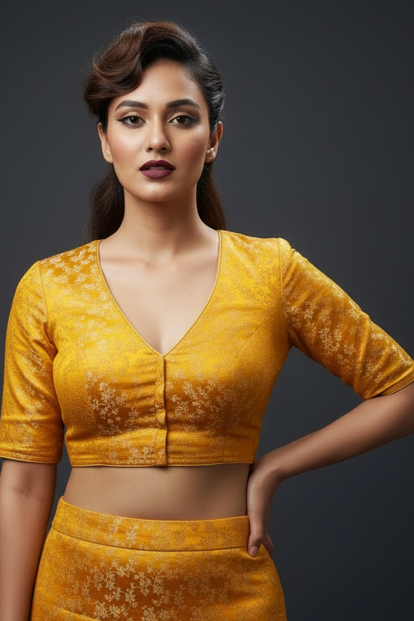Chandralekha Katan Banarasi Designer Blouse