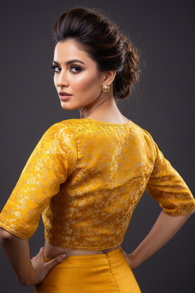 Chandralekha Katan Banarasi Designer Blouse