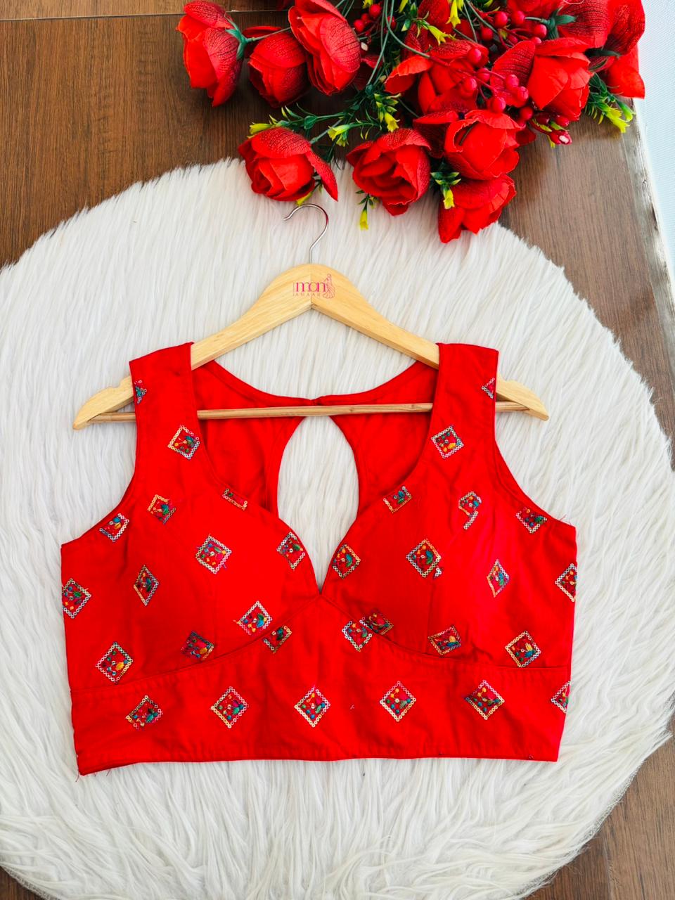 My Date Look-Designer Blouse