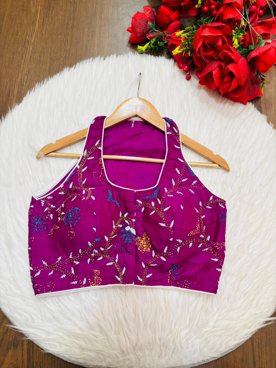 Mainland -Designer Blouse With Handwork