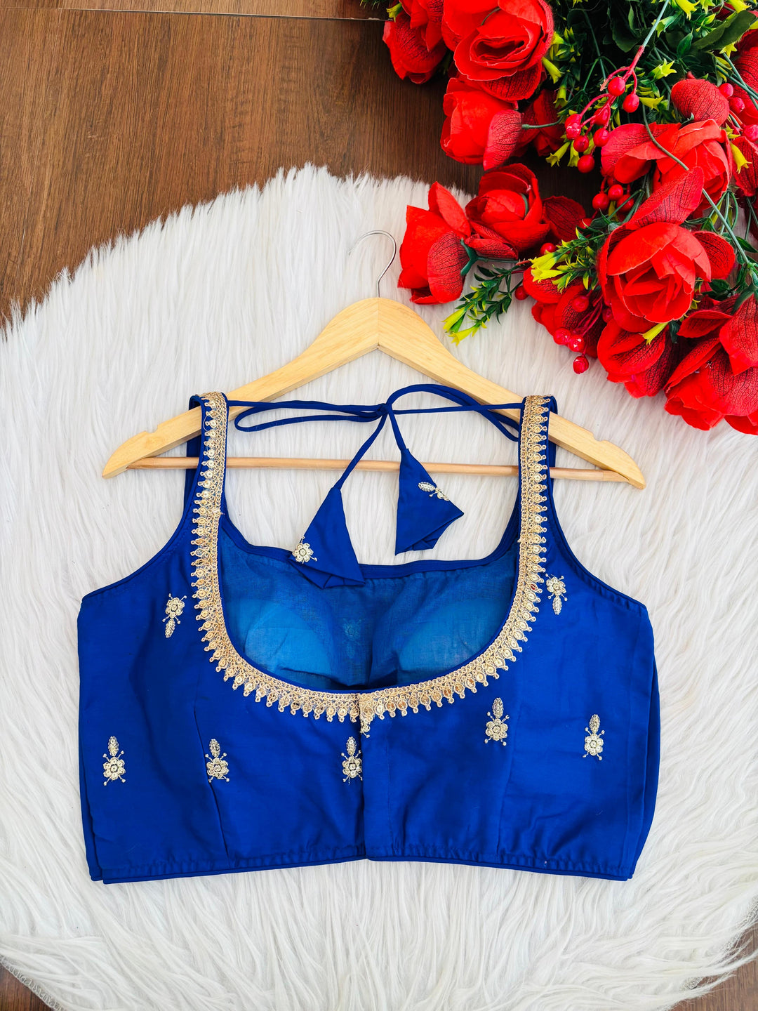 Glamour Galore – Fancy Zari Work Designer Blouse