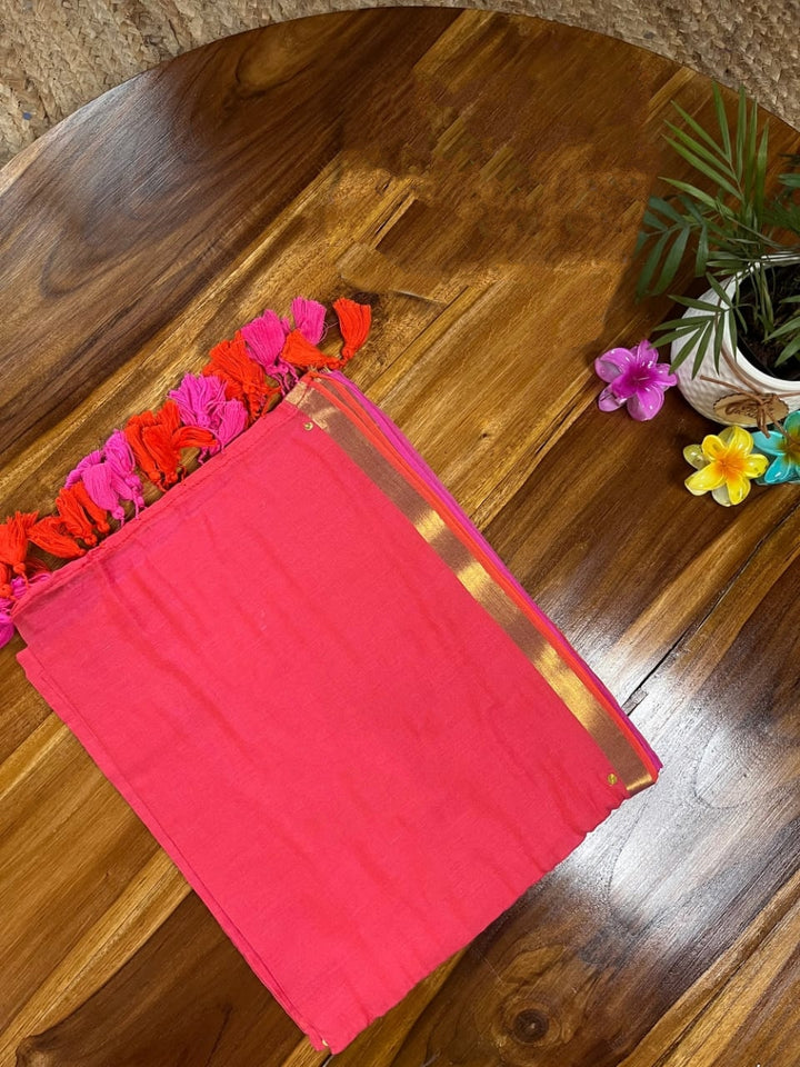 Golapi Abha Mul Cotton Saree