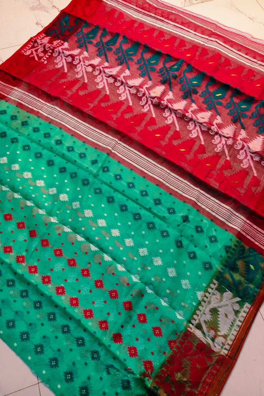 Tilottama Dhakai Jamdani Saree