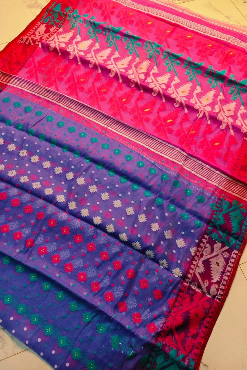 Tilottama Dhakai Jamdani Saree