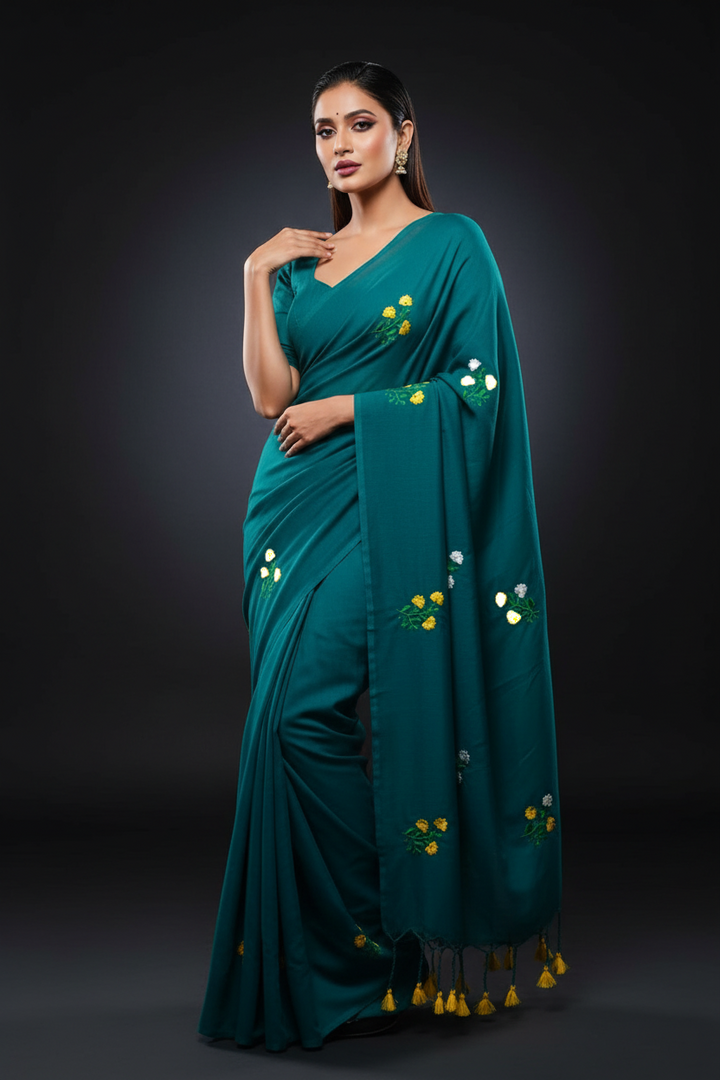 Damayanti Khadi Cotton Saree