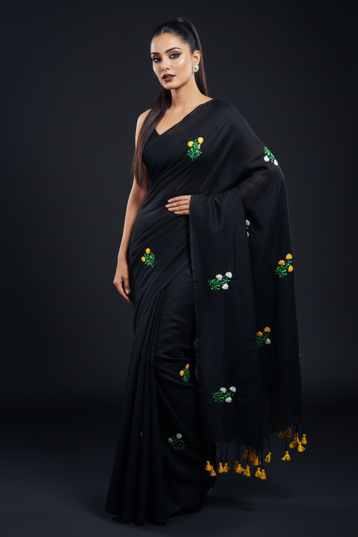 Damayanti Khadi Cotton Saree