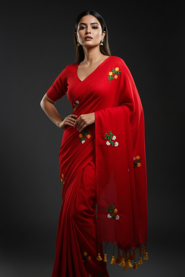 Damayanti Khadi Cotton Saree