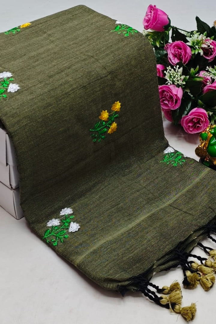 Damayanti Khadi Cotton Saree