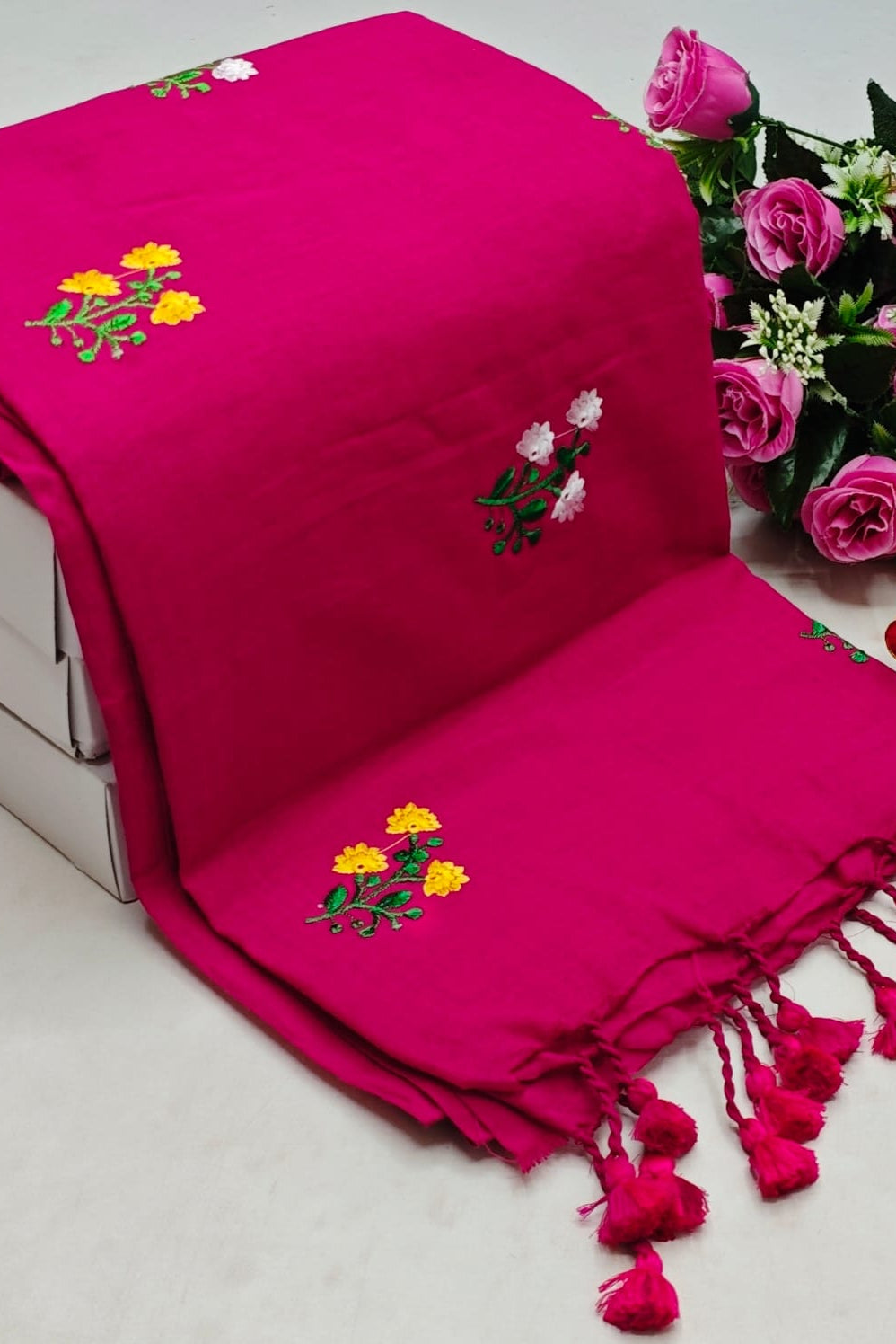 Damayanti Khadi Cotton Saree