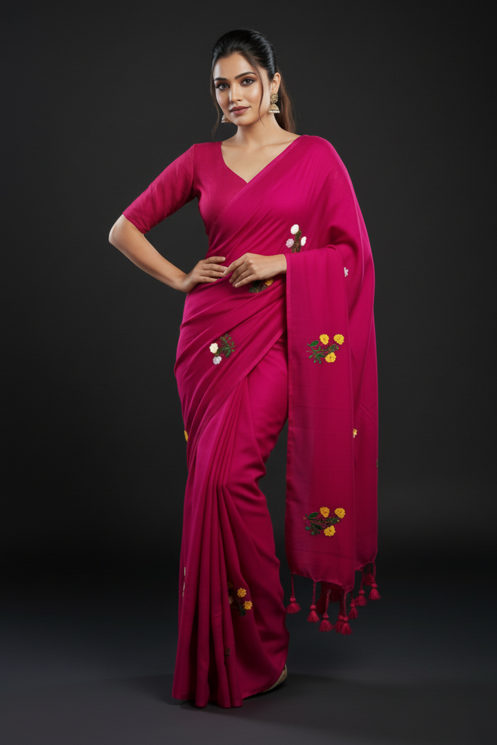 Damayanti Khadi Cotton Saree