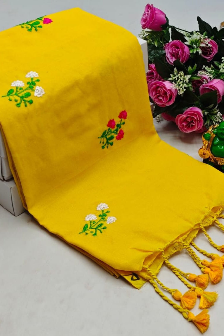 Damayanti Khadi Cotton Saree
