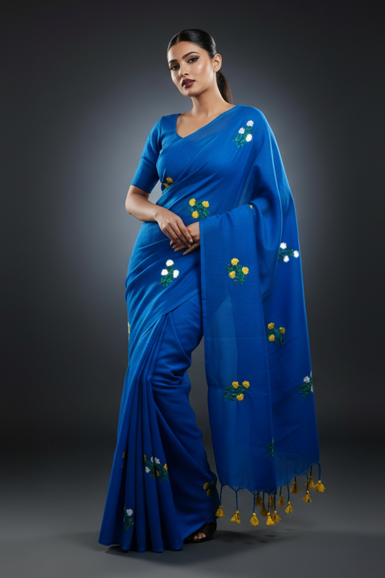Damayanti Khadi Cotton Saree