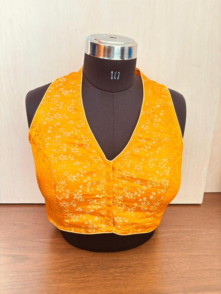 Swarna Pushpa Katan Banarasi Silk Designer Blouse