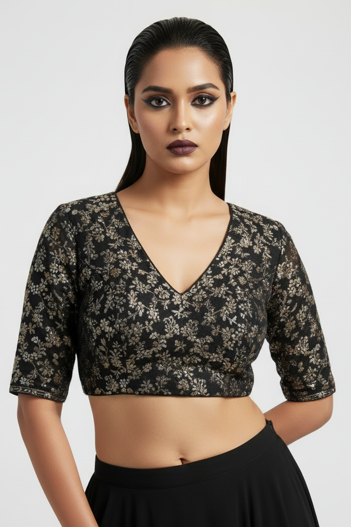 Chandralekha Katan Banarasi Designer Blouse