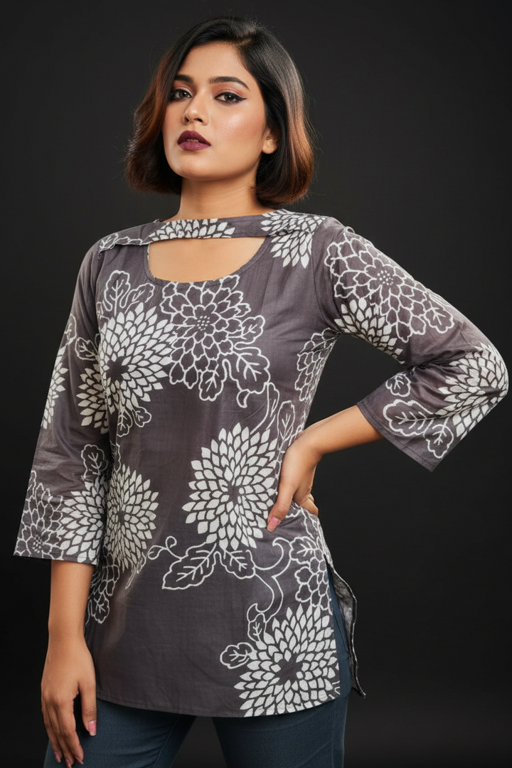 Stylish Comfort-Pure Cotton Kurti