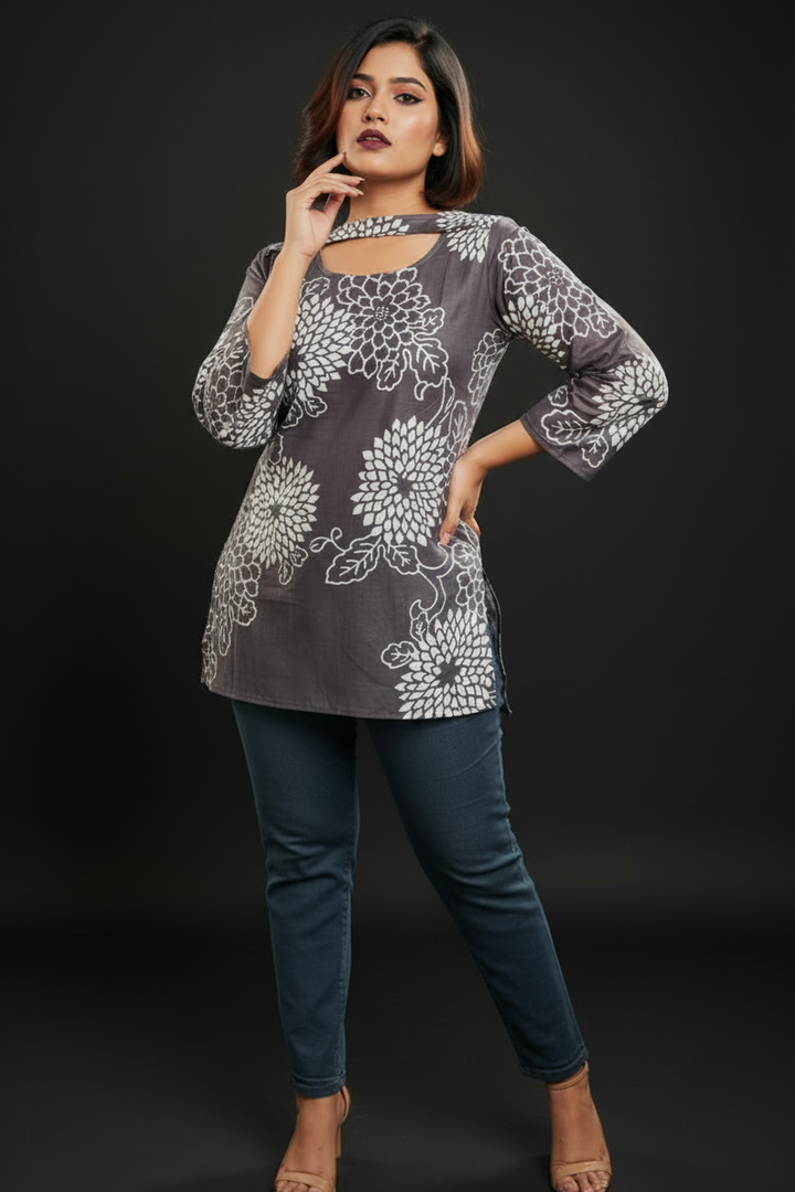 Stylish Comfort-Pure Cotton Kurti