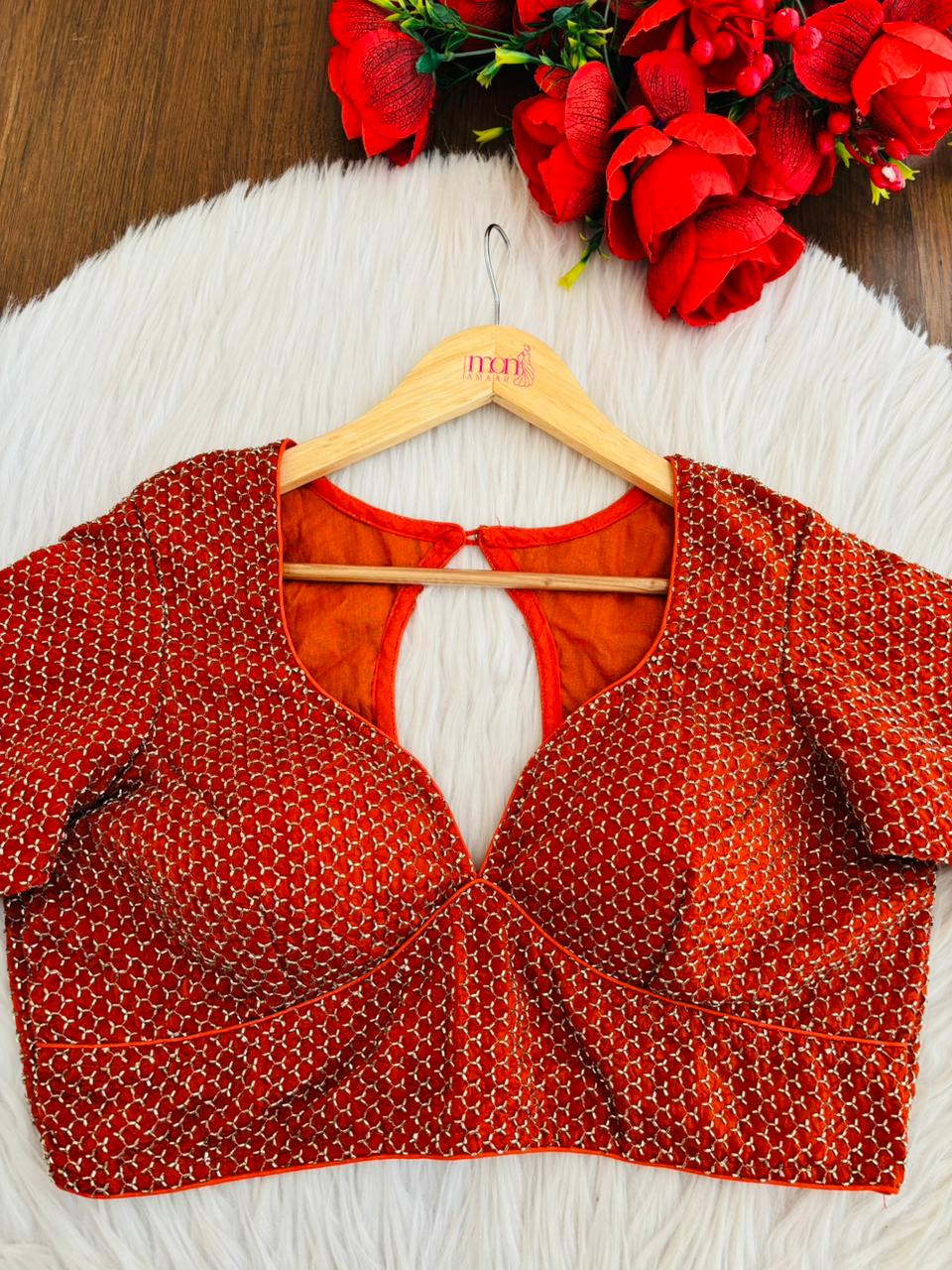 Let The party Begin-Designer Fendy Silk Blouse