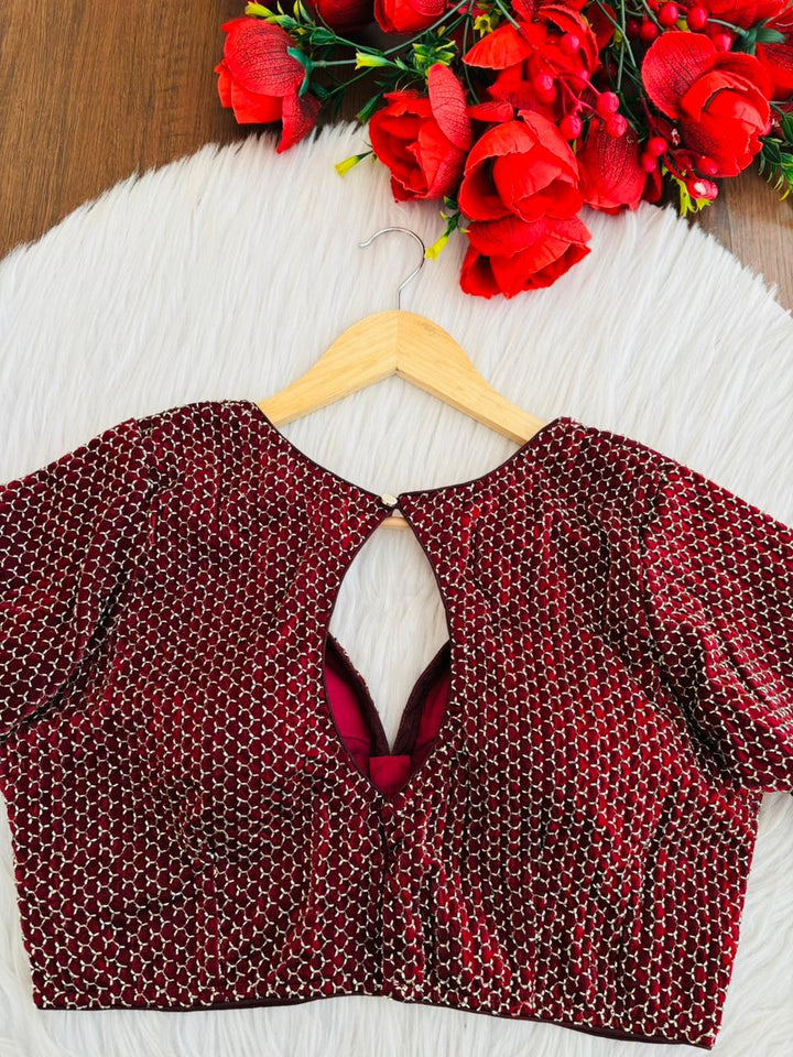 Let The party Begin-Designer Fendy Silk Blouse