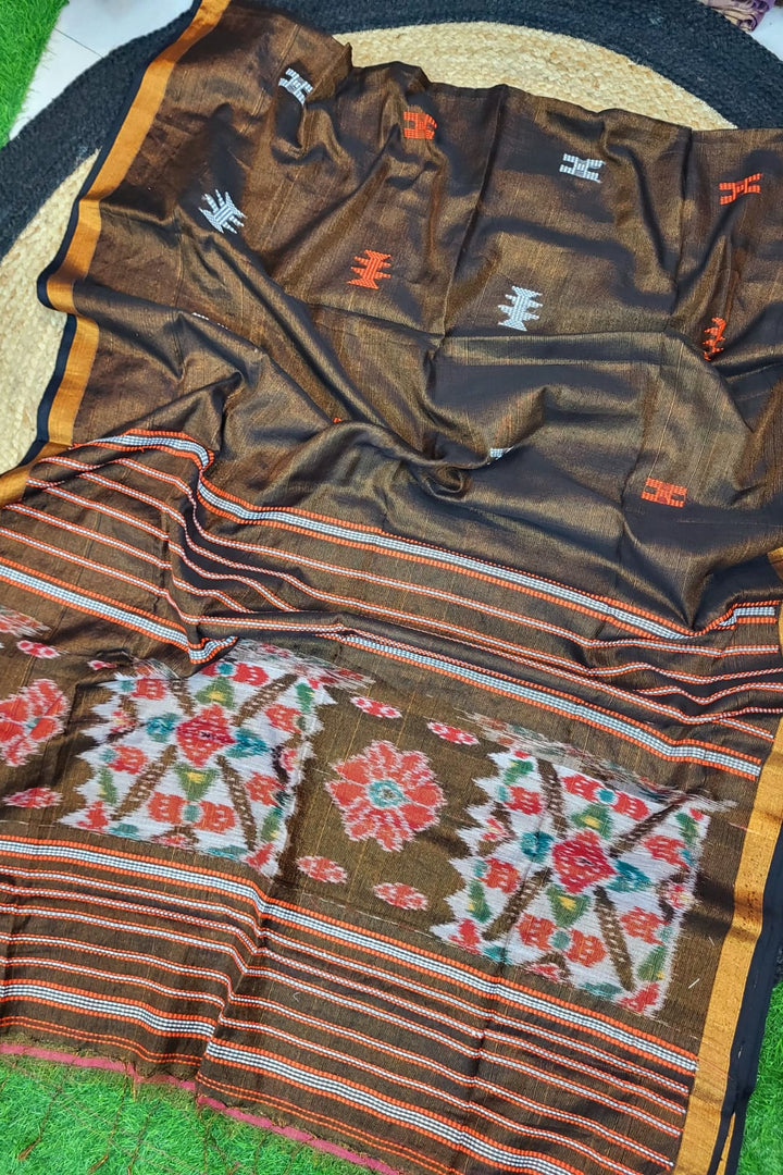 Oithijjo Rekha Kotki Cotton Silk Tissu Saree