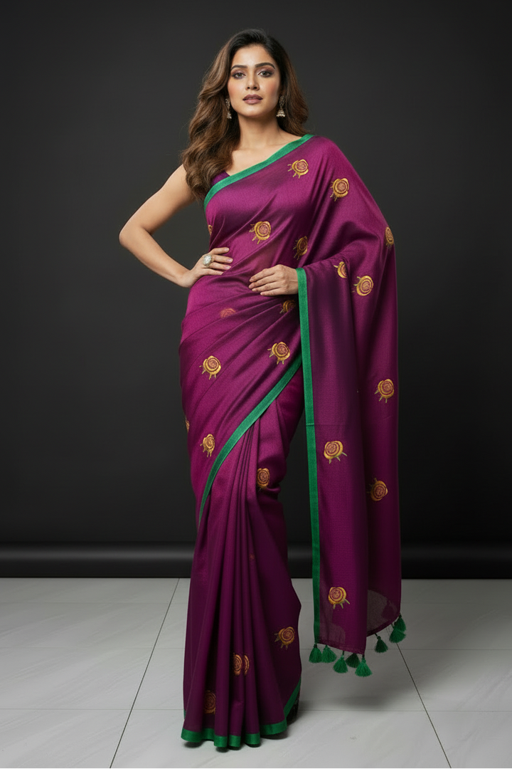 Hemangini Mul Cotton Saree