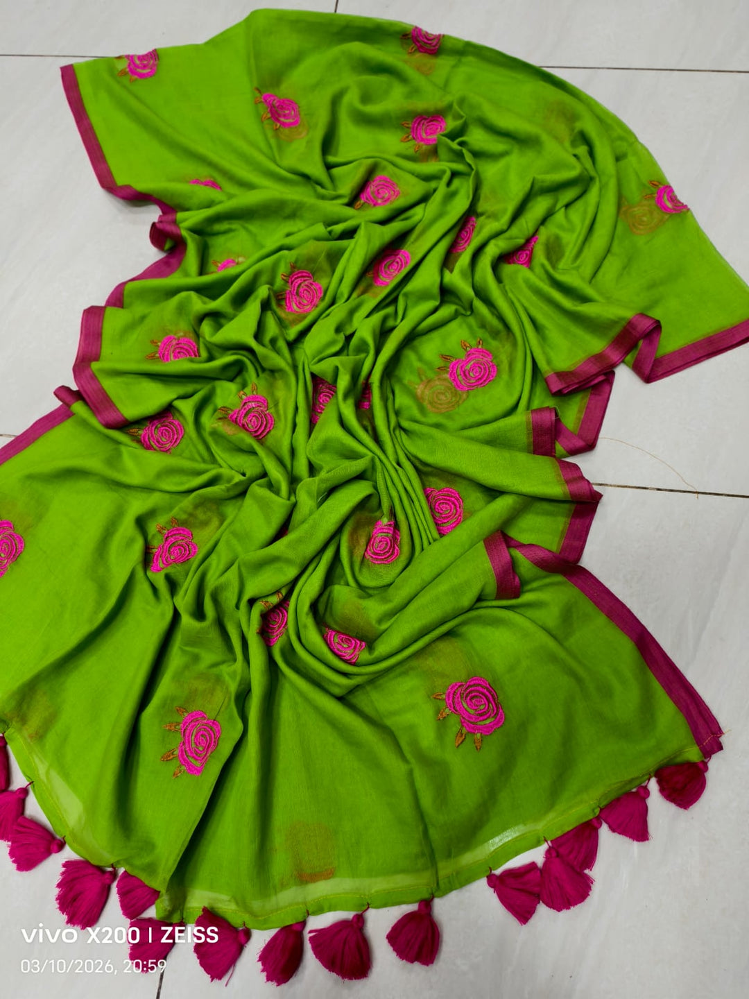 Hemangini Mul Cotton Saree