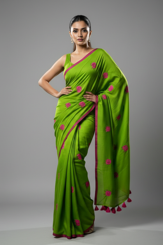 Hemangini Mul Cotton Saree
