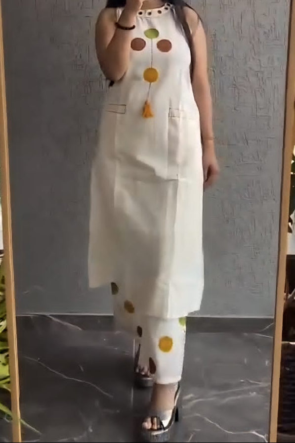 Snow Blossom Cotton Coord Set