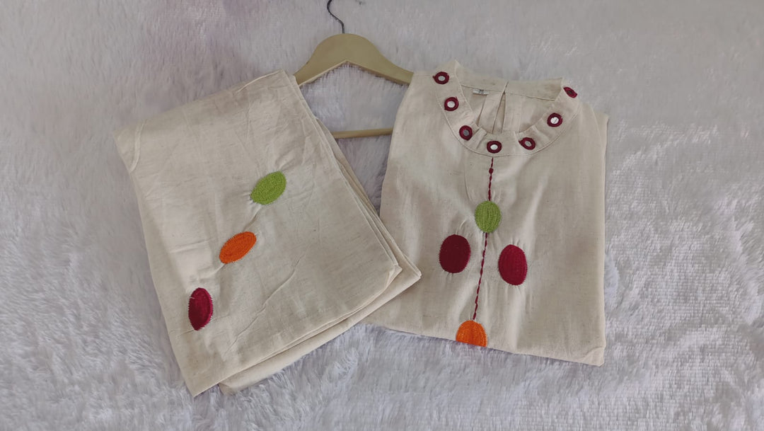 Snow Blossom Cotton Coord Set