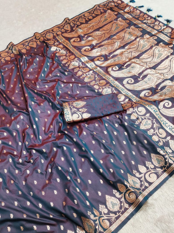 Shade of Love Banarasi Silk Saree