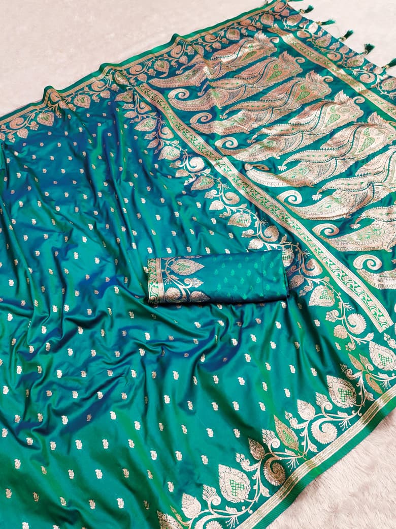 Shade of Love Banarasi Silk Saree