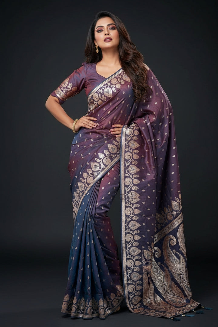Shade of Love Banarasi Silk Saree