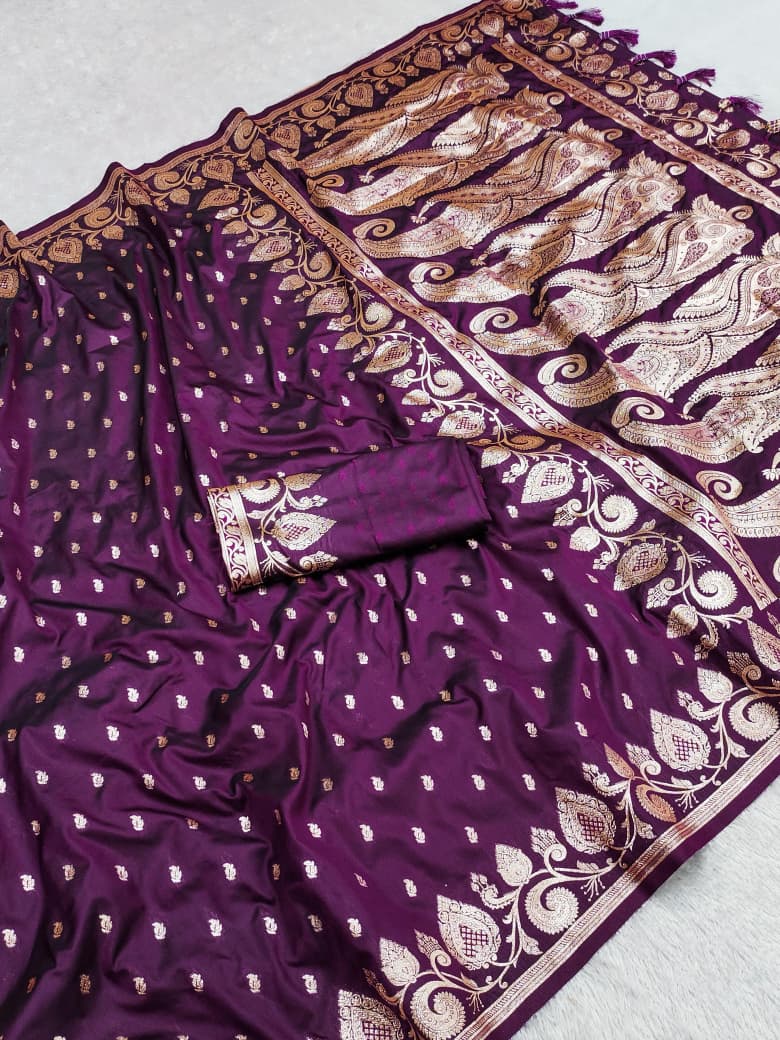 Shade of Love Banarasi Silk Saree