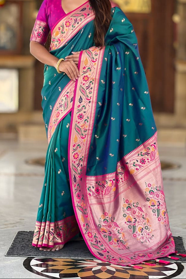 Dreaming Soul Paithani Silk Saree