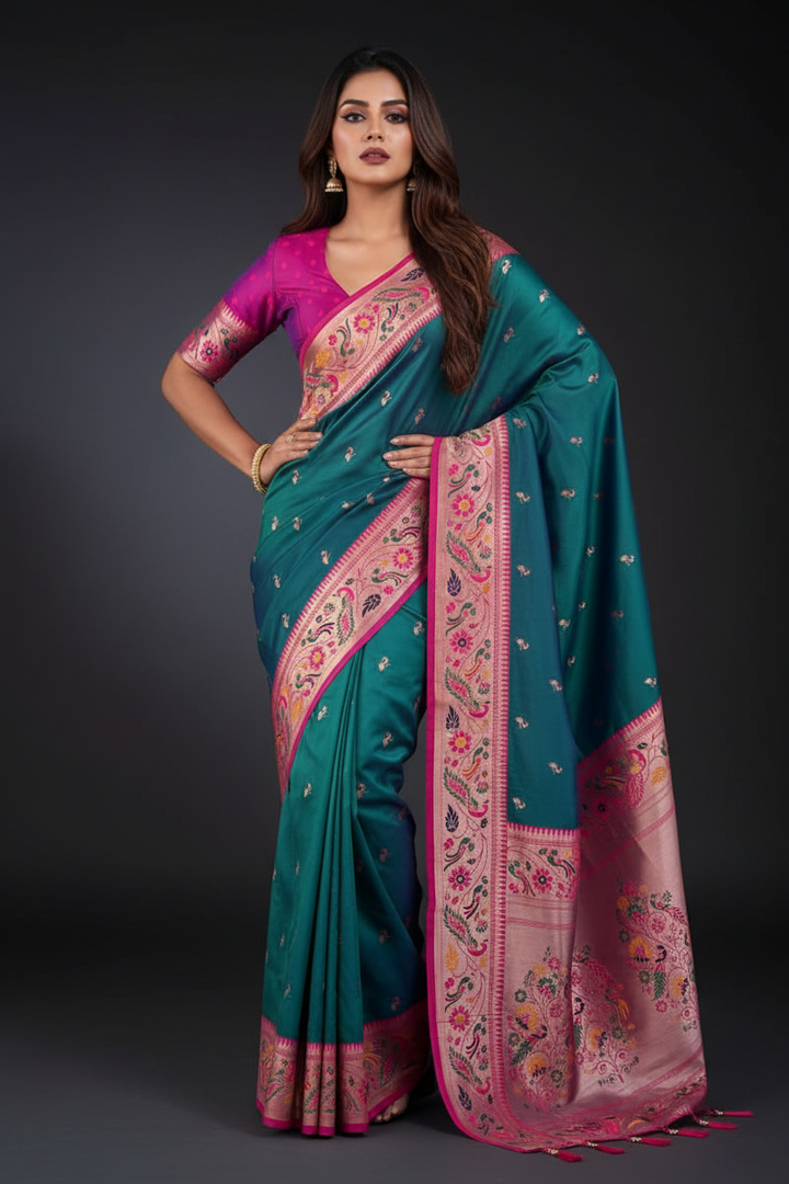 Dreaming Soul Paithani Silk Saree