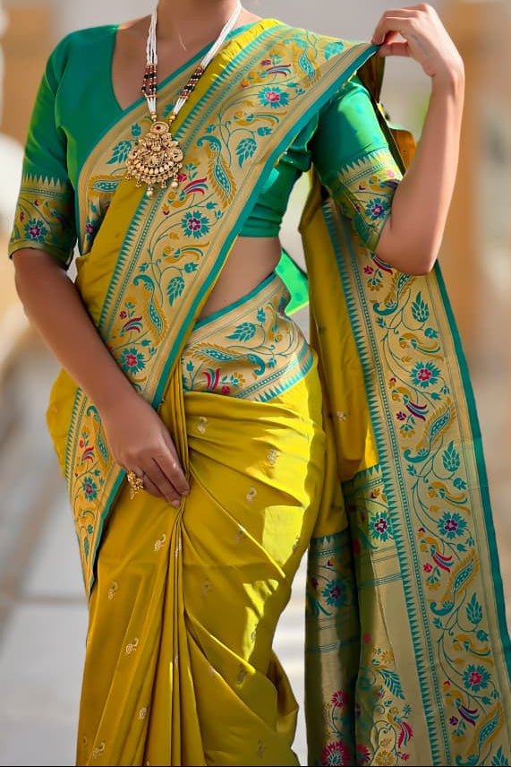Dreaming Soul Paithani Silk Saree