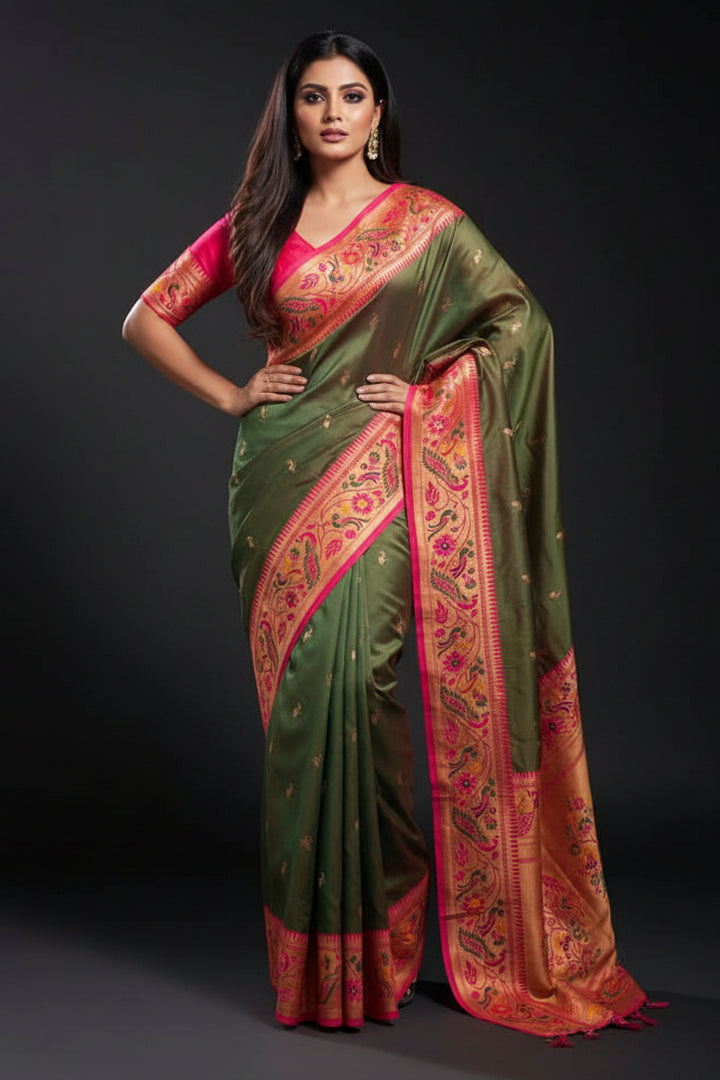 Dreaming Soul Paithani Silk Saree
