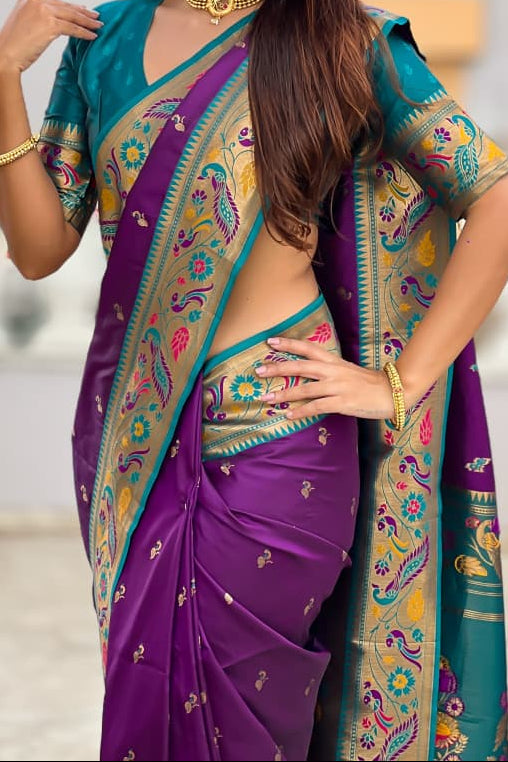 Dreaming Soul Paithani Silk Saree