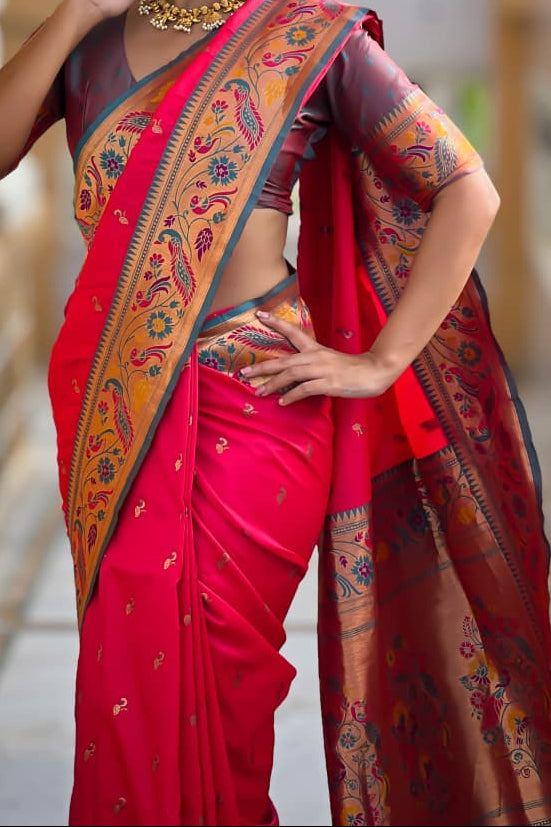 Dreaming Soul Paithani Silk Saree