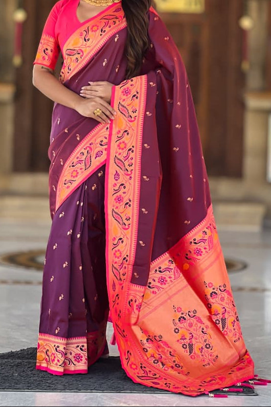 Dreaming Soul Paithani Silk Saree