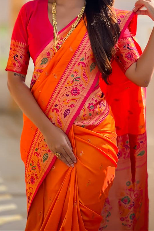 Dreaming Soul Paithani Silk Saree