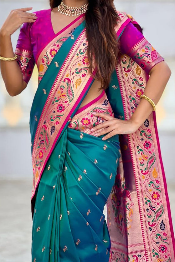 Dreaming Soul Paithani Silk Saree