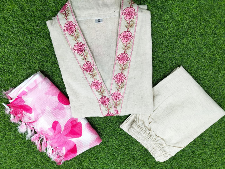 Diamond Mist Cotton Kurti Set