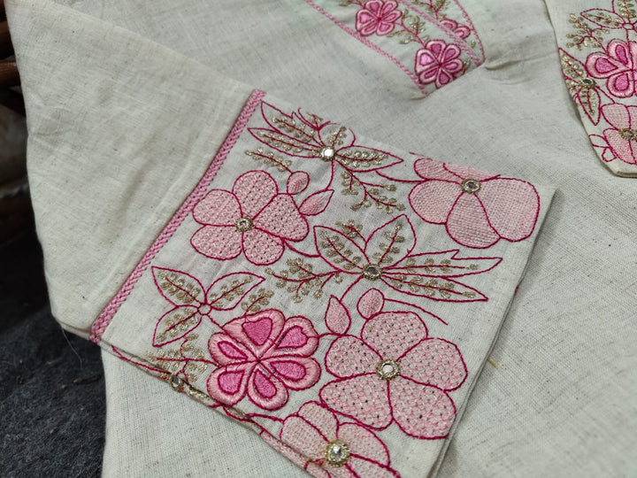 Diamond Mist Cotton Kurti Set