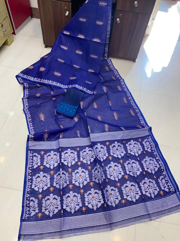 Ful Bagan Dhakai Jamdani Saree