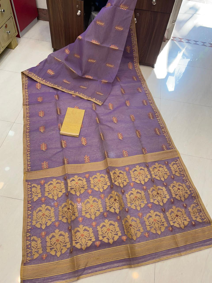 Ful Bagan Dhakai Jamdani Saree